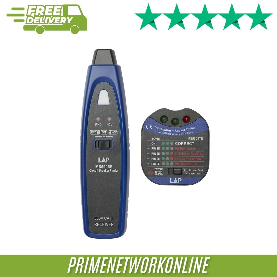 LAP Circuit Breaker Finder MS5905RTE 100% ORIGINAL ⭐⭐⭐⭐⭐