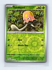 Toedscool 17/142 Common Stellar Crown Pokemon Card Reverse Holo Near Mint
