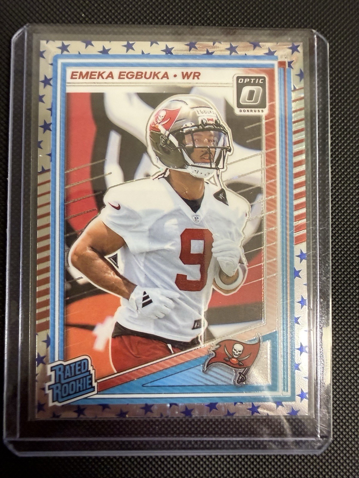 2025 Panini Donruss Optic - Rated Rookie Emeka Egbuka #265 Stars Prizm (RC)