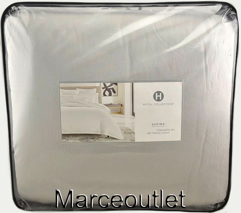 Hotel Collection 680 Thread Count TWIN Comforter & Sham Set Palladium
