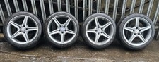 MERCEDES C CLASS SET OF WHEELS + TYRES AMG LINE W205 S205 18” A205 401 11 00