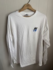 Vintage Nike Made In USA Long Sleeve T Shirt Large Front And Back Graphic