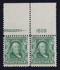 CKStamps: US Stamps Collection Scott#300 1c Franklin Mint NH OG