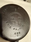 Griswold # 6 Cat. # 699 C Large Block Logo 1920-30 Cast Iron Skillet Restored