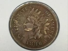 1886 type 1 Indian Cent in very fine