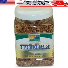 Dehydrated Refried Beans Mix Healthy Portable Snack Emergency Cooking Storage US