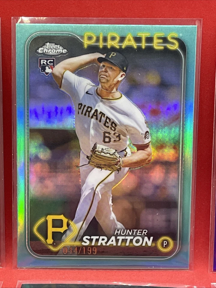 2024 Topps Chrome Update Series - Refractor #USC137 Hunter Stratton LOT (6) - Image 3 of 4
