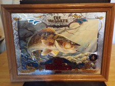 Old Milwaukee Bar Mirror Wildlife 4 Series The Walleye Old Milwaukee Bar Mirror Wildlife 4 Series The Walleye