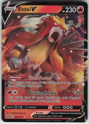 Entei V 022/172 Holo Ultra Rare Brilliant Stars