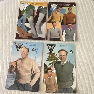 Bestway Vintage Knitting Patterns Bundle B3032 B2862 B2863 B2835