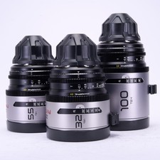 DZOFilm PAVO 2x Anamorphic 32mm/55mm/100mm T2.1 3-Lens Set PL/EF Mount 
