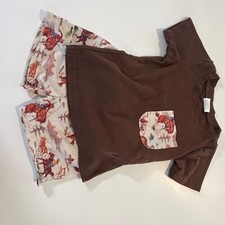 Western Toddler Boys Boutique Outfit Howdy Cowboy shorts and short sleeve Set