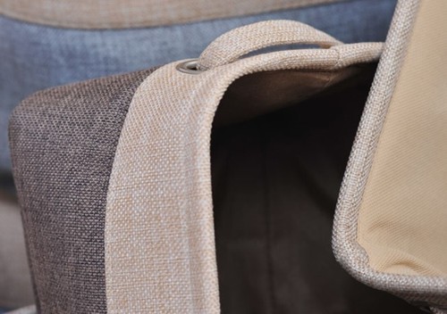 Two tone Storage basket bin organizer desk shelf cotton bag cabinet - Picture 5 of 5