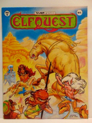 older ELFQUEST #5 Warp Comic Book 1979