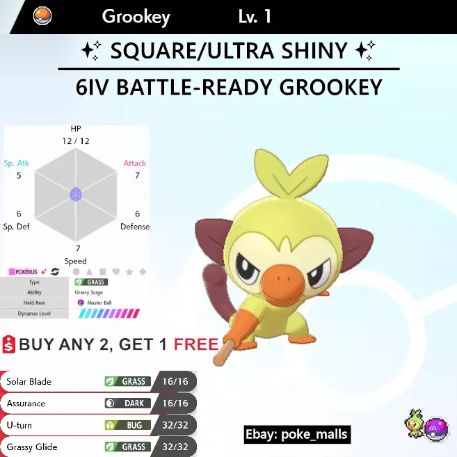 Pokemon Sword Shield Home Alola Starters Shiny HA 6IV Poplio