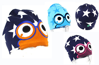FRED´S WORLD Green Cotton Star Peep Beanie Kinder Mütze 68-122 Sterne Baby NEU