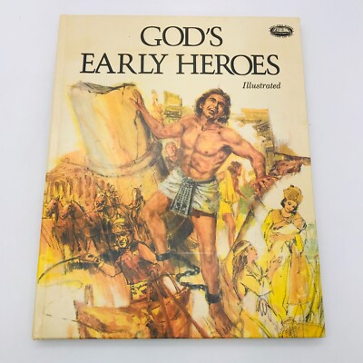 God's Early Heroes by Roger Adcock Hardcover Illustrated 1971 Scripture Press