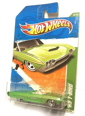 Hot Wheels Treasure Hunts '63 T-Bird 56/244 6/15 1:64 Blisterkarte NEU OVP 