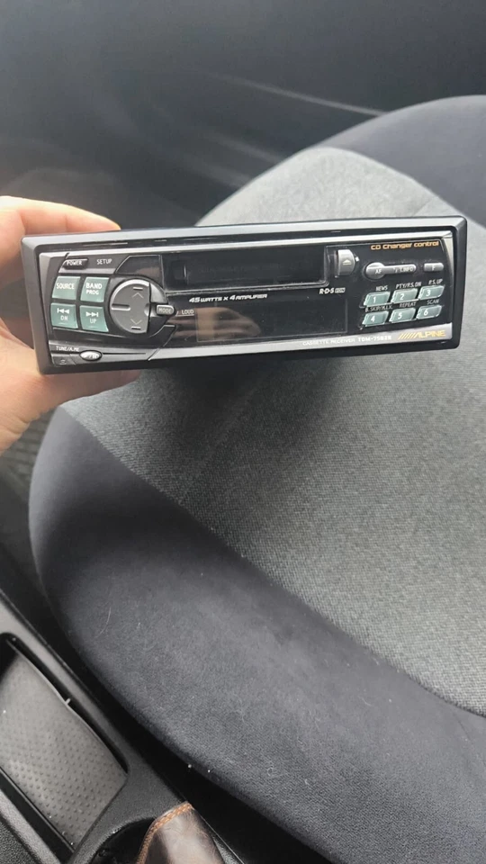 Autoradio Epoca a cassette Alpine TDM-7580R Come Nuovo - Immagine 2 di 2