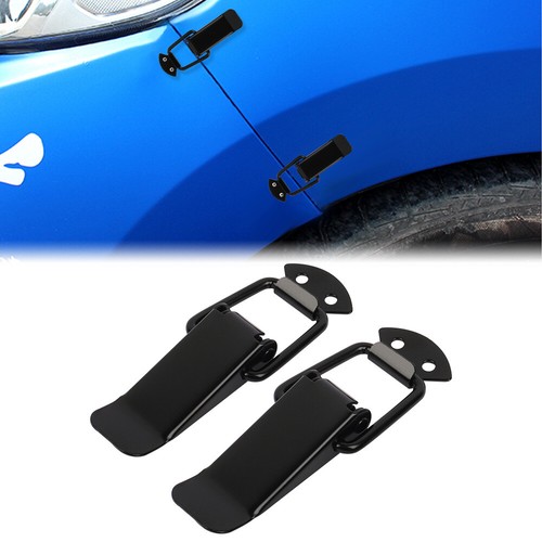 2Pcs Quick Release Car Bumper Buckles Fasteners Trunk Front Rear Fender Bumper - Picture 8 of 8