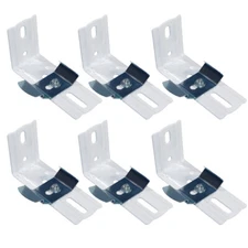 L brackets Vertical Blind Bracket Clips 79x28.5x44mm kits