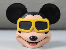 kleines Plastiskop - Micky Mouse Kopf mit 7 Ansichten - Disneyland Paris /S310