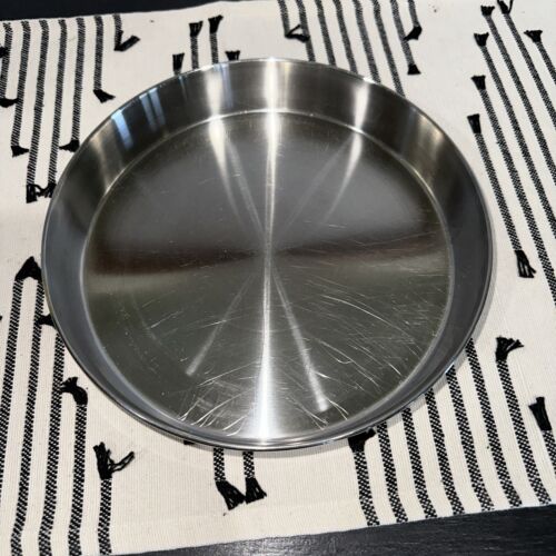 Lustre Craft 9”x 1½” Stainless Steel Round Cake Baking Pan– Heavy Duty - Afbeelding 1 van 4