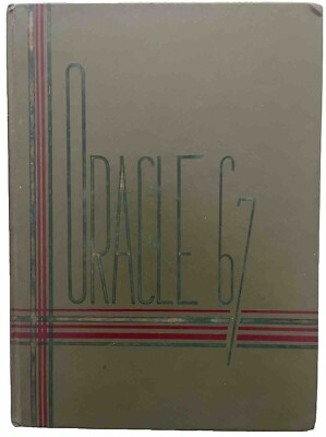 1967 DELPHI HIGH SCHOOL YEARBOOK, THE ORACLE, DELPHI, IN INDIANA