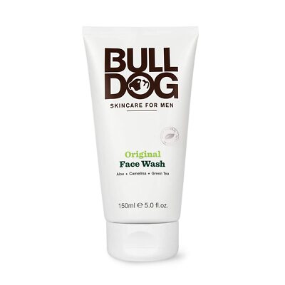 Bulldog Skincare for Men Original Face Wash Aloe Camelina Green Tea 5 Oz