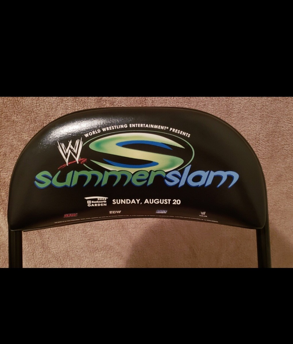 Vtg WWE WWF Ringside Chair Summerslam 2006 John Cena Rey Mysterio