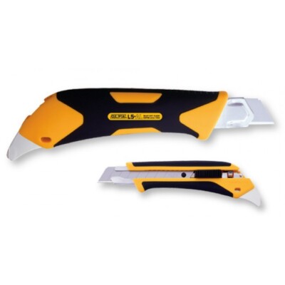 OLFA L5 AL Cuttermesser 18mm Auto Lock. X-Design Serie. Ultra-Sharp Black Klinge