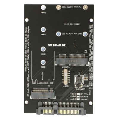 Sintech M.2 (NGFF) B-M KEY Dual Notch SATA SSD naar USB 3.0 Adapter kaart