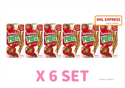 GLICO PRETZ TOMATO FLAVOR STICK JAPANESE SNACK POCKY FROM JAPAN  53g X 10 SET