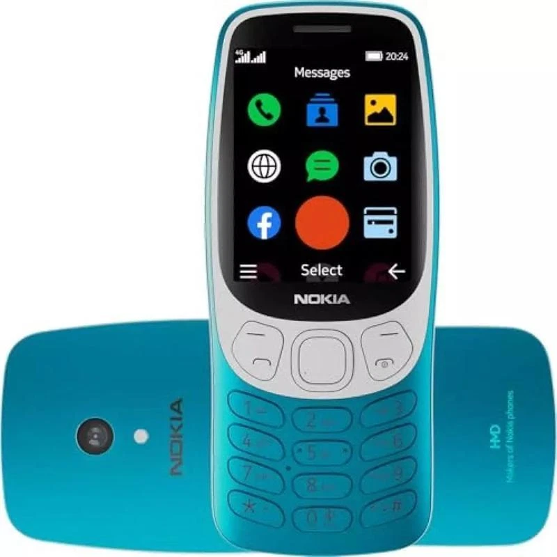 NOKIA 3210 BLU CELLULARE 4G DOPPIA SIM MEMORIA ESPANDIBILE 2MP ORIGINALE NUOVO - Immagine 2 di 4