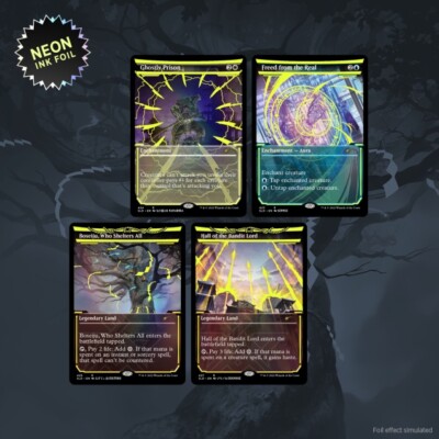 MTG Secret Lair ~ Showcase: Neon Dynasty Neon Ink Foil Edition ~ Sealed.  New