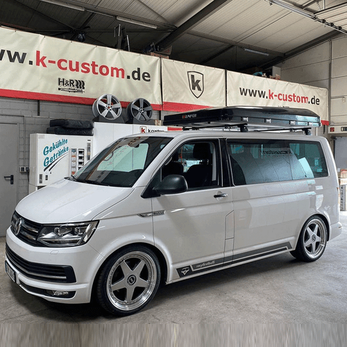 18 Zoll T2 Stufentiefbett Alufelgen 8x18 4x100 ET35 in silber für Dacia Nissan - Bild 7 von 8