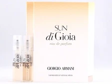 GIORGIO ARMANI SUN DI GIOIA EDP 1.2ml .04oz x 2 PERFUME SPRAY SAMPLE VIALS