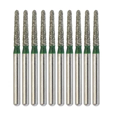 Dental Diamond Burs FG 856/014C Round End Taper Coarse Grit Green Friction Grip