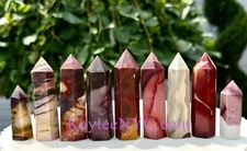 Wholesale Lot 1 Lb Natural Mookaite Jasper Obelisk Crystal Point Healing Energy