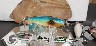 4 in Custom Handmade wooded topwater lure(dinner time)