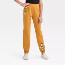    Girls' Disney Mickey Friends Nature Dreamy Fleece Athletic Jogger Pants XXL