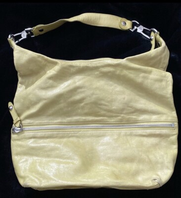 HOBO international Vintage Hide Avocado Green leather shoulder bag