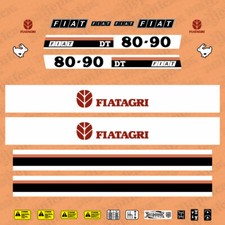 Fiat 80-90 DT Adesivi / Kit decalcomanie di ricambio aftermarket per trattore 
