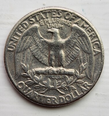 1968 D Washington Error Quarter/Filled In Mint Mark/Filled A's