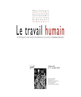 Le Travail Humain 2019, Vol.82, N.4, Collectif