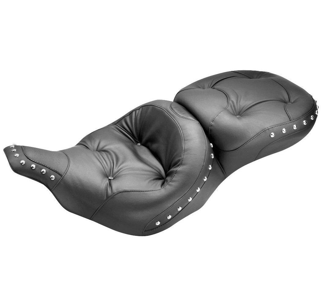 Mustang 75570 1Piece Ultra Touring Seat Regal Style Chrome Studs eBay