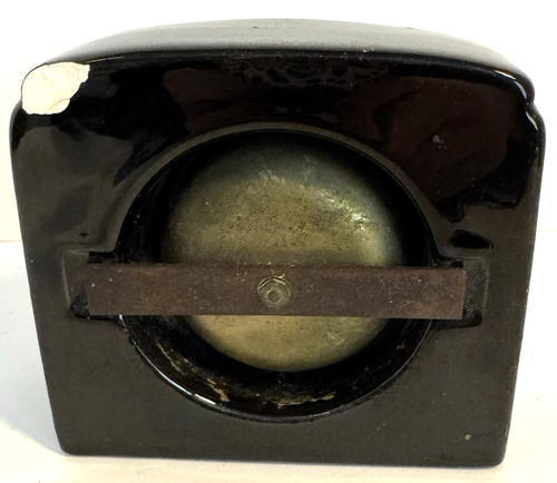 Vintage Art Deco Ceramic Working Kitchen Timer Black, Retro, Hollywood Regency - Picture 3 of 4