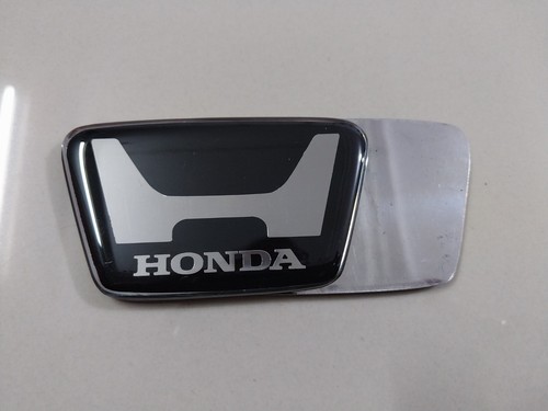 Fit For S600 Hood Honda Emblem Badge Black Silver Pair - Picture 2 of 2