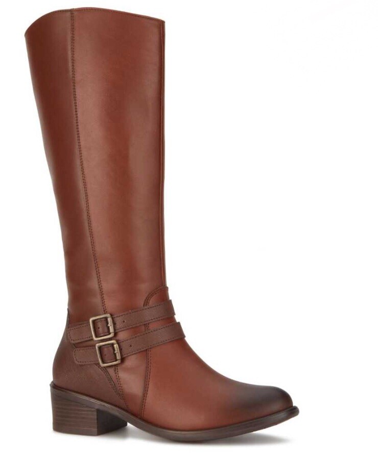 botas Andrea. botas de piel altas de mujer Café ANDREA size 6_7_8