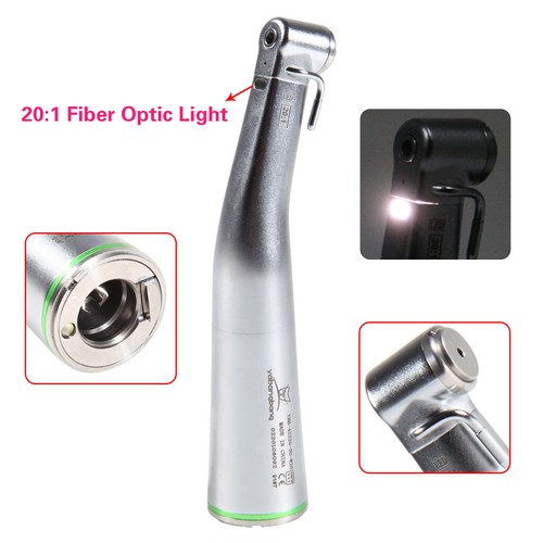 Dentale Implant Handpiece 20:1 Reduction Fiber Optic LED/non Contra Angle Push - Imagen 12 de 23